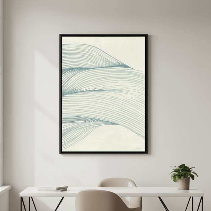 Ocean in Lines by Lucrecia Caporale wall - art - picture - poster