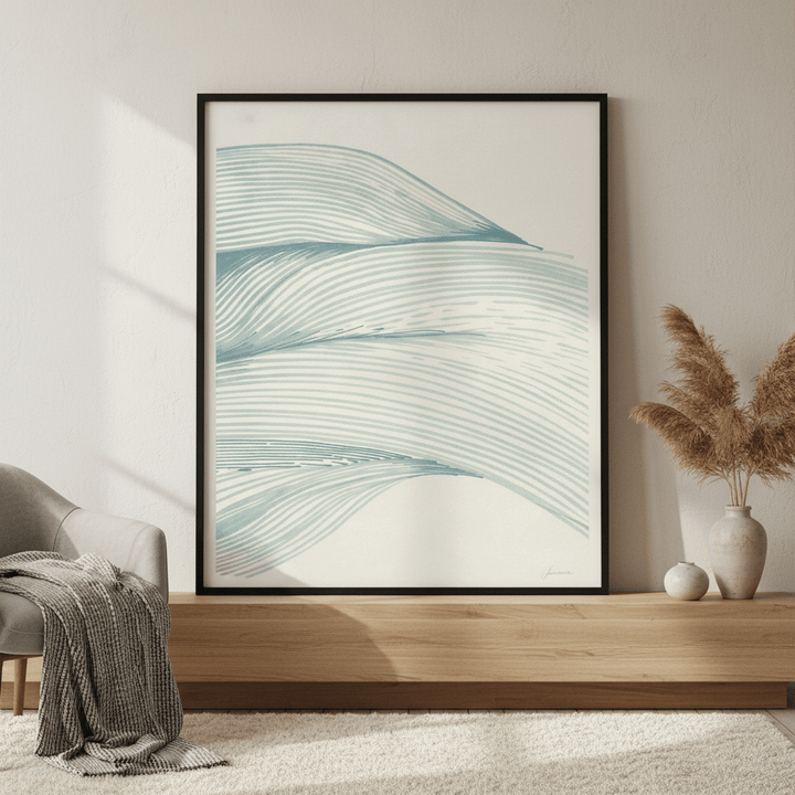 Ocean in Lines by Lucrecia Caporale wall - art - picture - poster