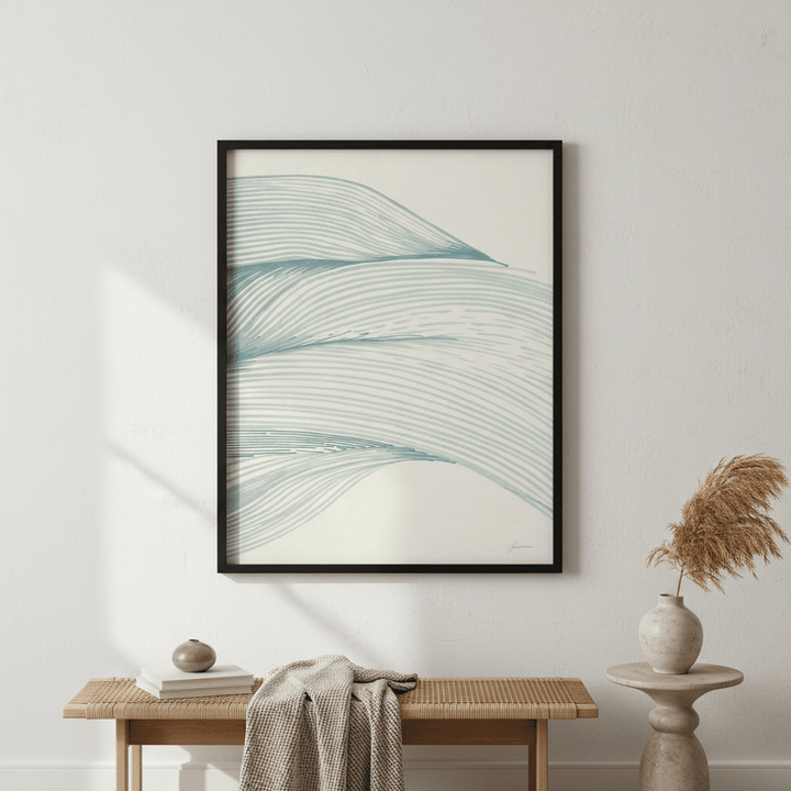 Ocean in Lines by Lucrecia Caporale wall - art - picture - poster