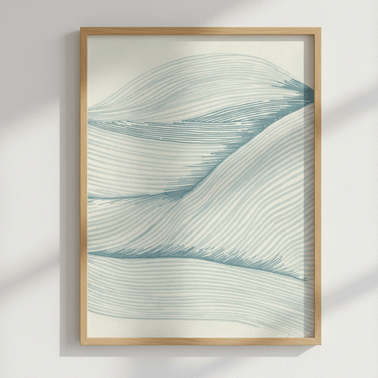 Ocean in Waves by Lucrecia Caporale wall - art - picture - poster