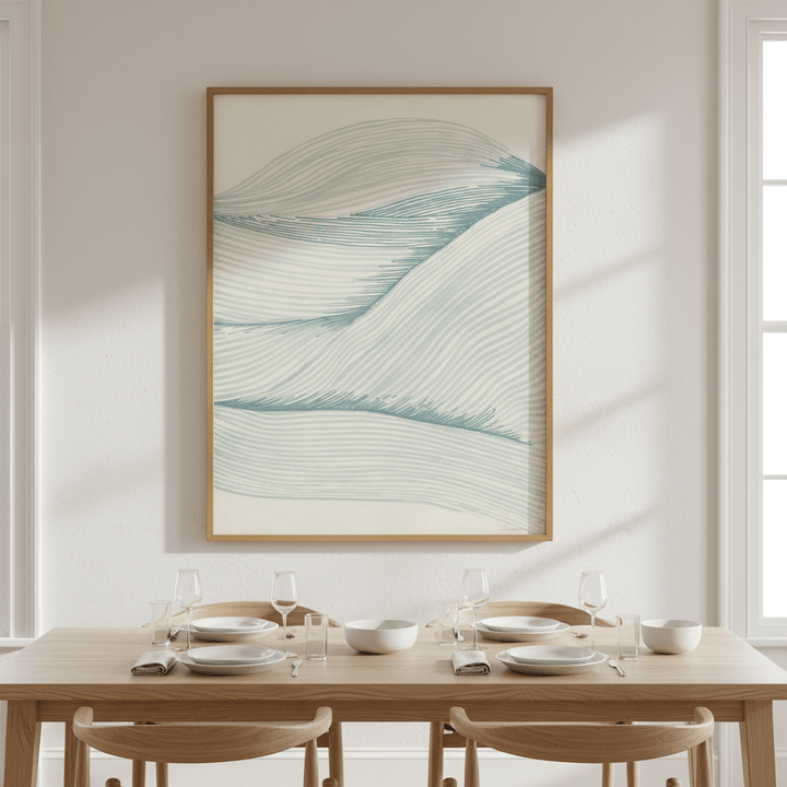 Ocean in Waves by Lucrecia Caporale wall - art - picture - poster