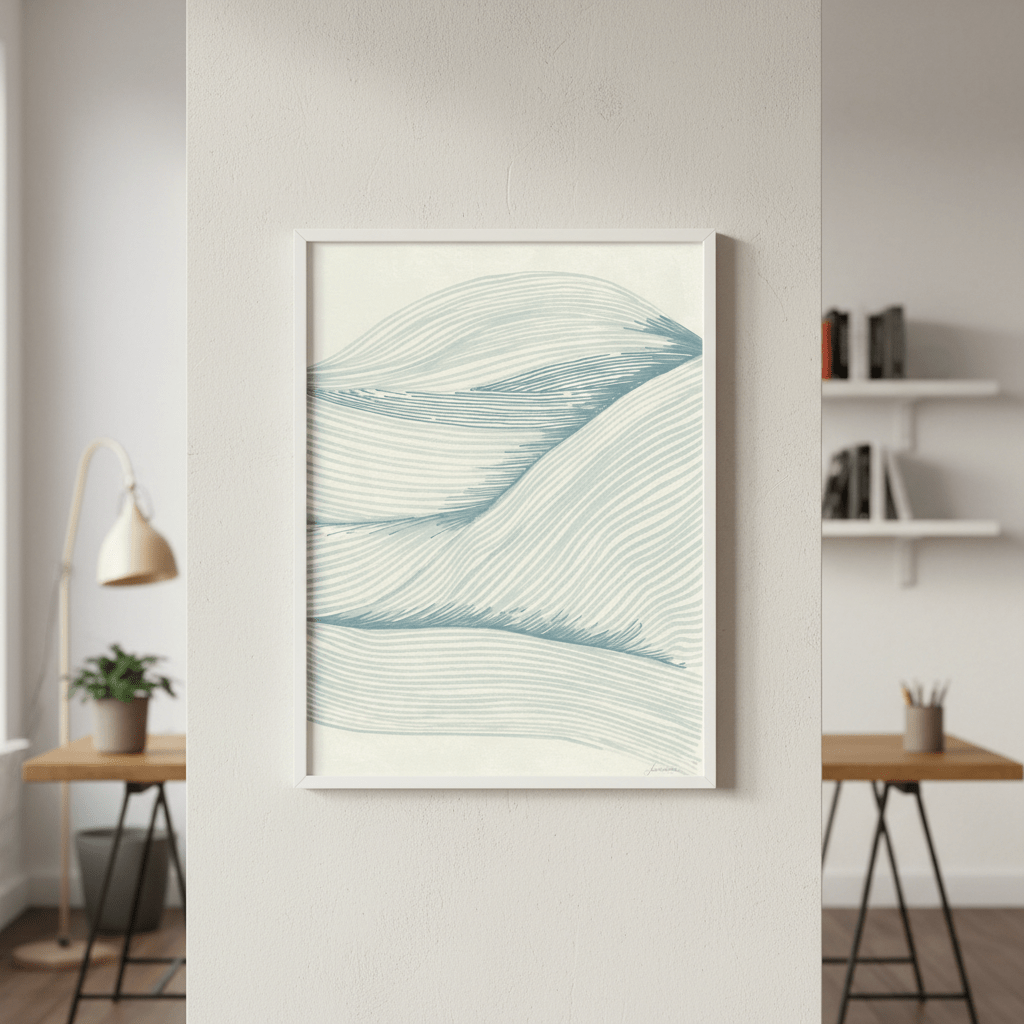 Ocean in Waves by Lucrecia Caporale wall - art - picture - poster