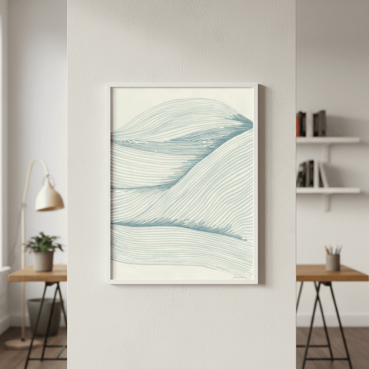 Ocean in Waves by Lucrecia Caporale wall - art - picture - poster