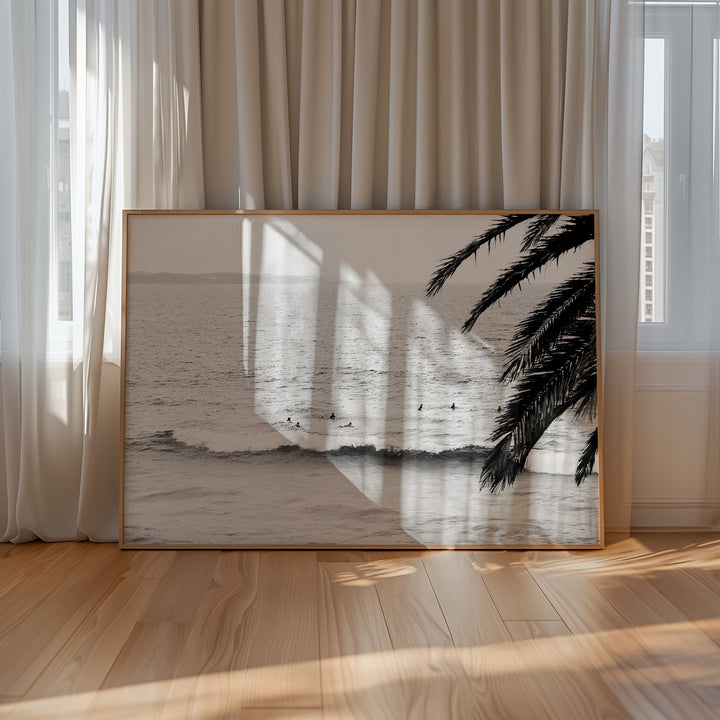 Ocean Waves Coastal Palm Wall Art - Style My Wall