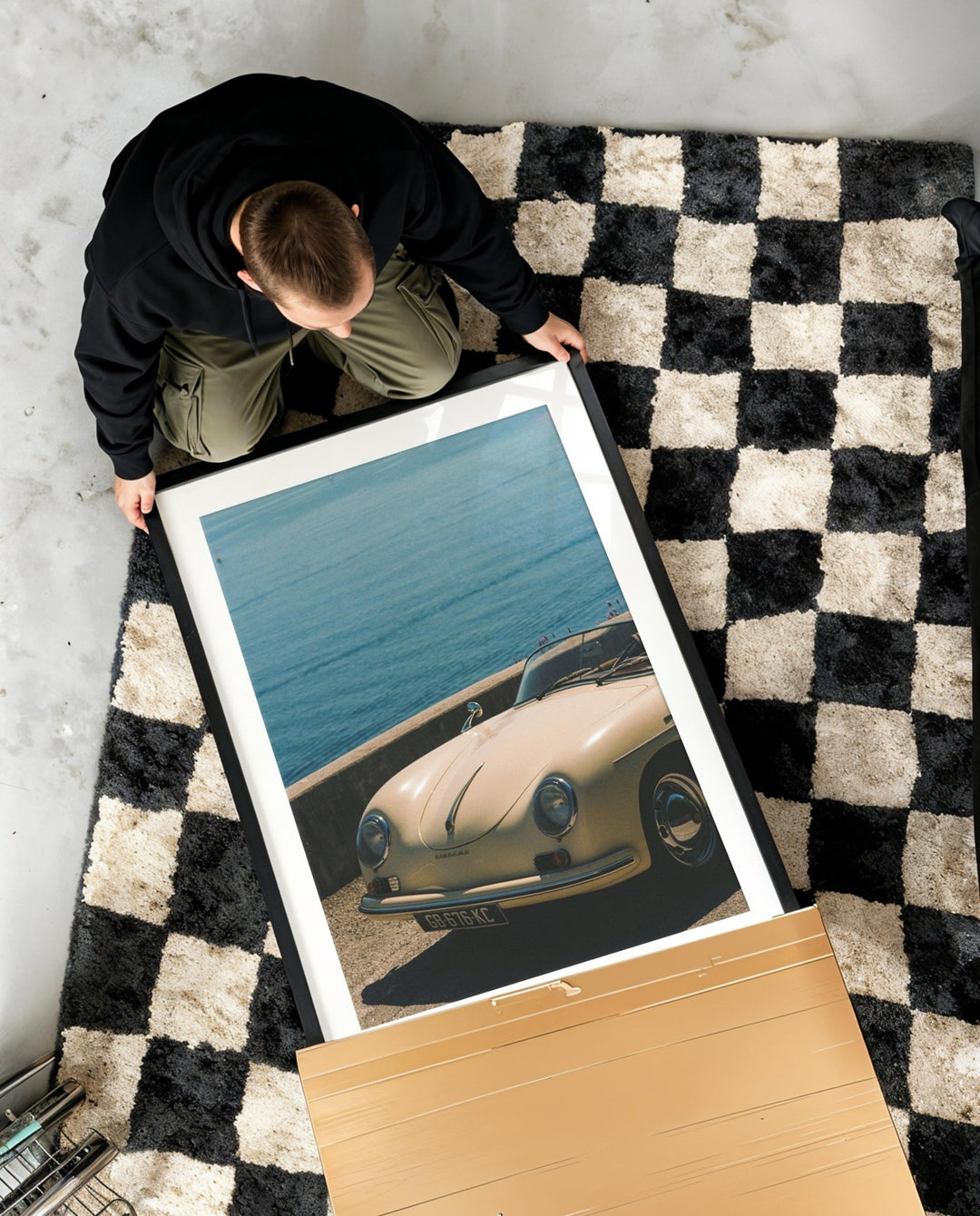 unboxing of photo of car