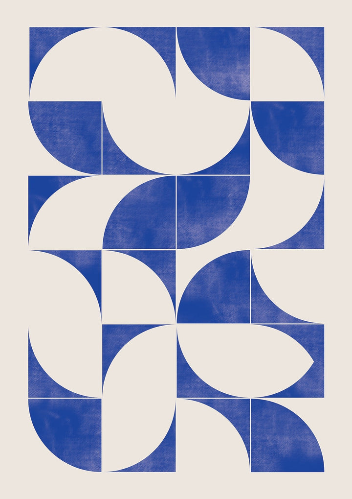 Oceanic Rhythm Abstract Artwork by Maison Bootsy - Style My Wall,frame