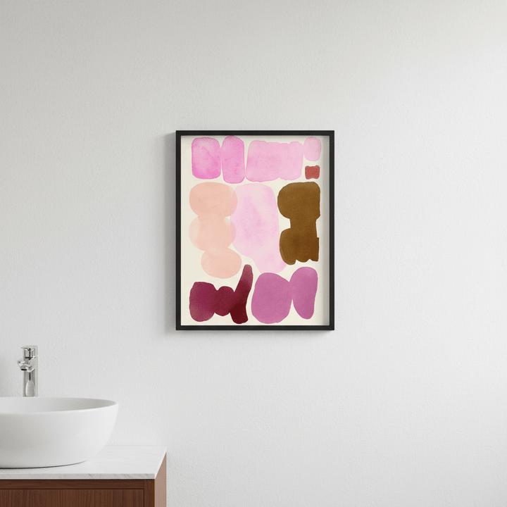 Ochre and Orchid by Wensi Zhai wall - art - picture - poster