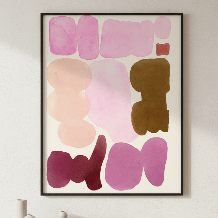 Ochre and Orchid by Wensi Zhai wall - art - picture - poster