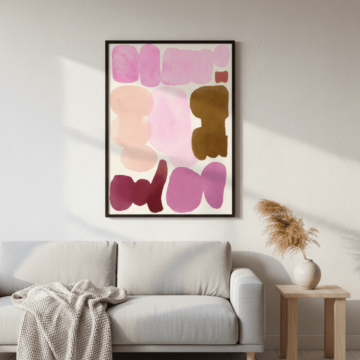 Ochre and Orchid by Wensi Zhai wall - art - picture - poster