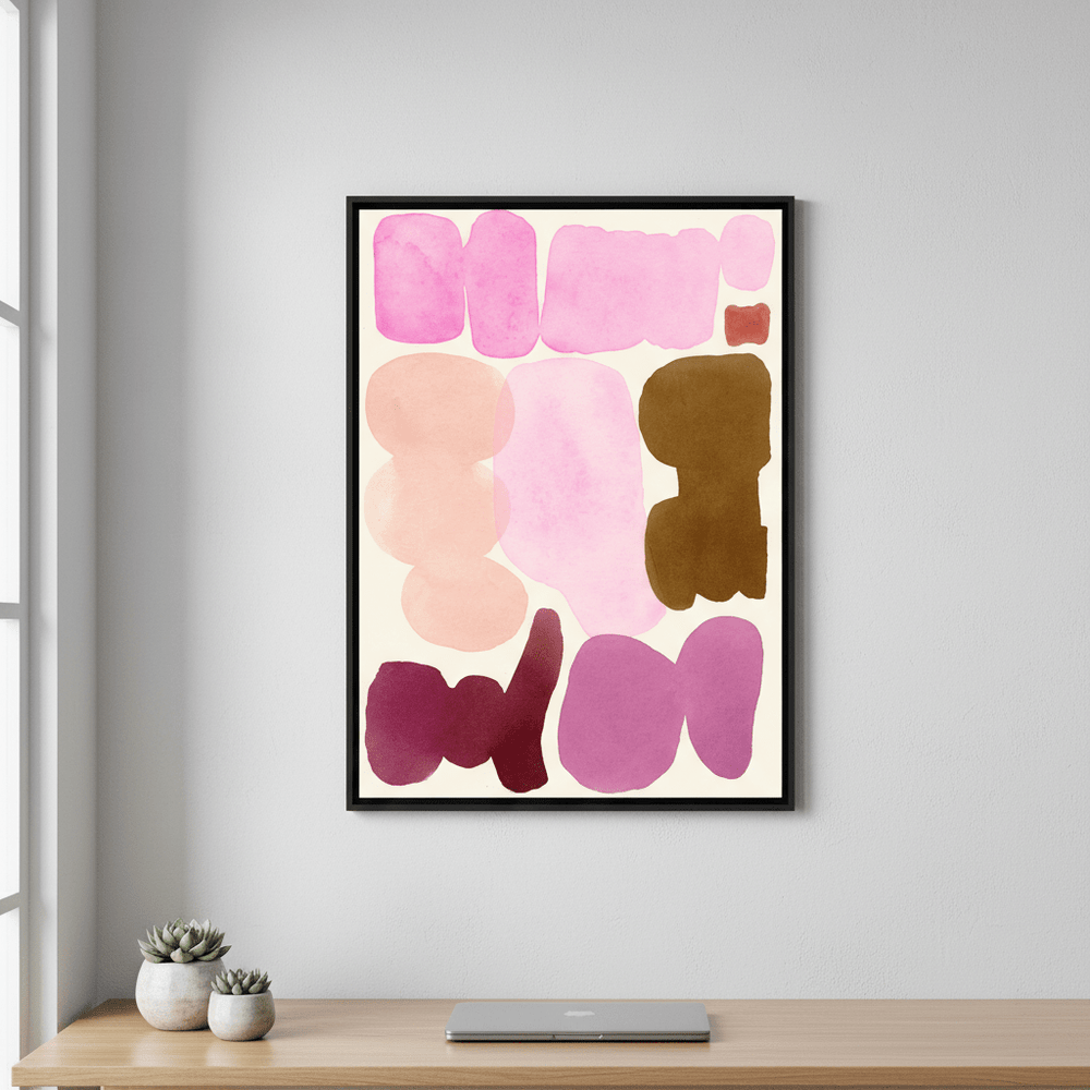 Ochre and Orchid by Wensi Zhai wall - art - picture - poster