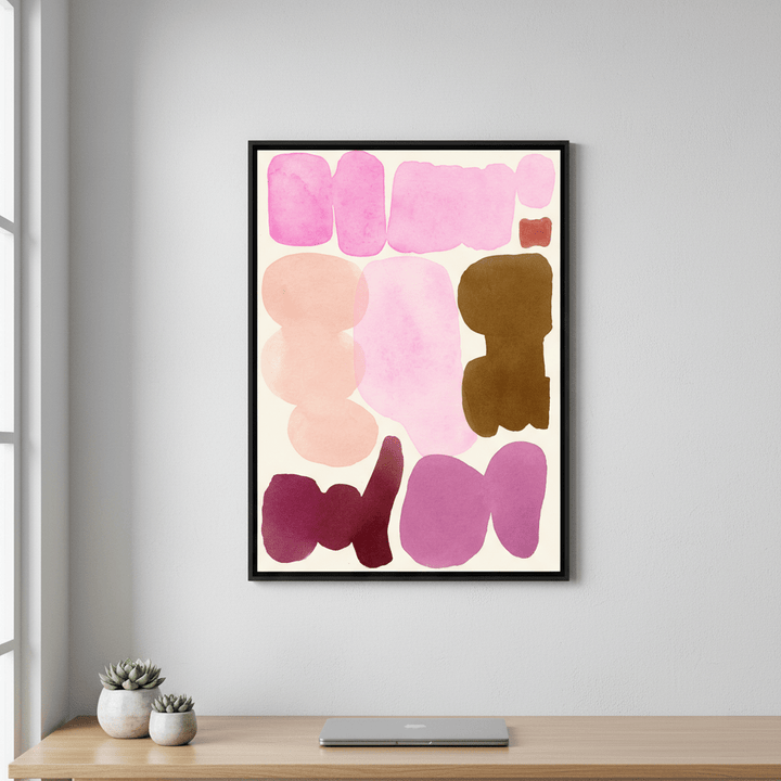 Ochre and Orchid by Wensi Zhai wall - art - picture - poster