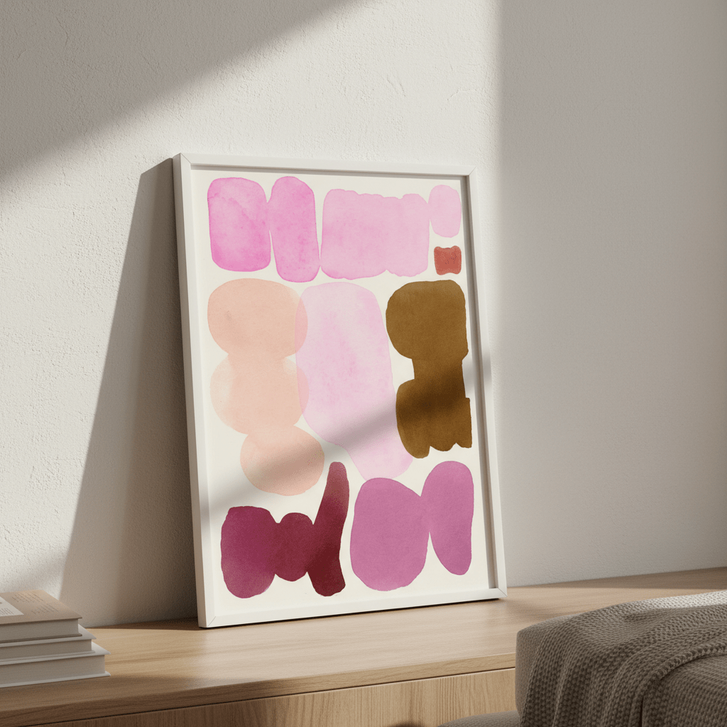 Ochre and Orchid by Wensi Zhai wall - art - picture - poster