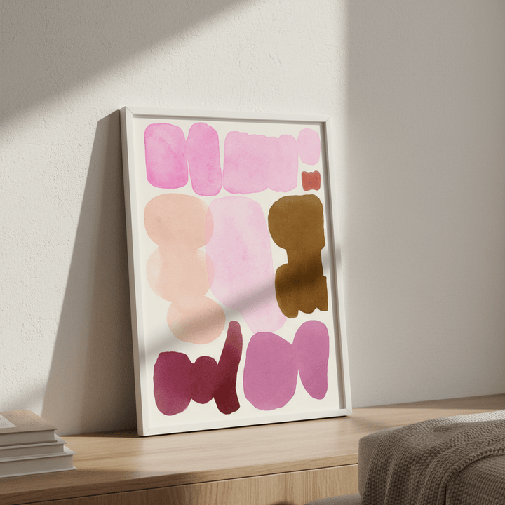 Ochre and Orchid by Wensi Zhai wall - art - picture - poster