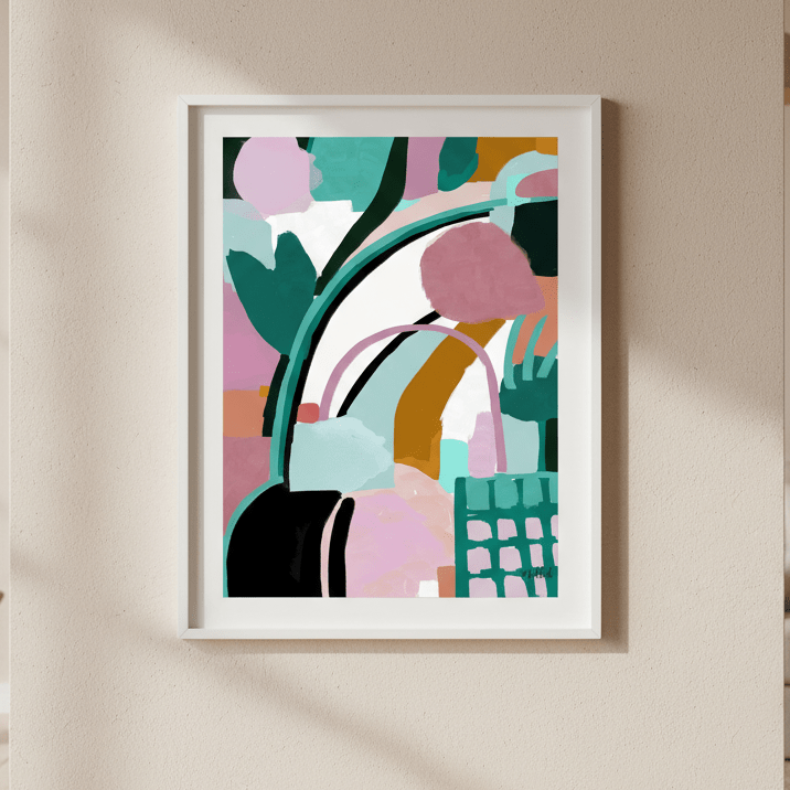 Offbeat Abstract by Inkheart Designs wall - art - picture - poster