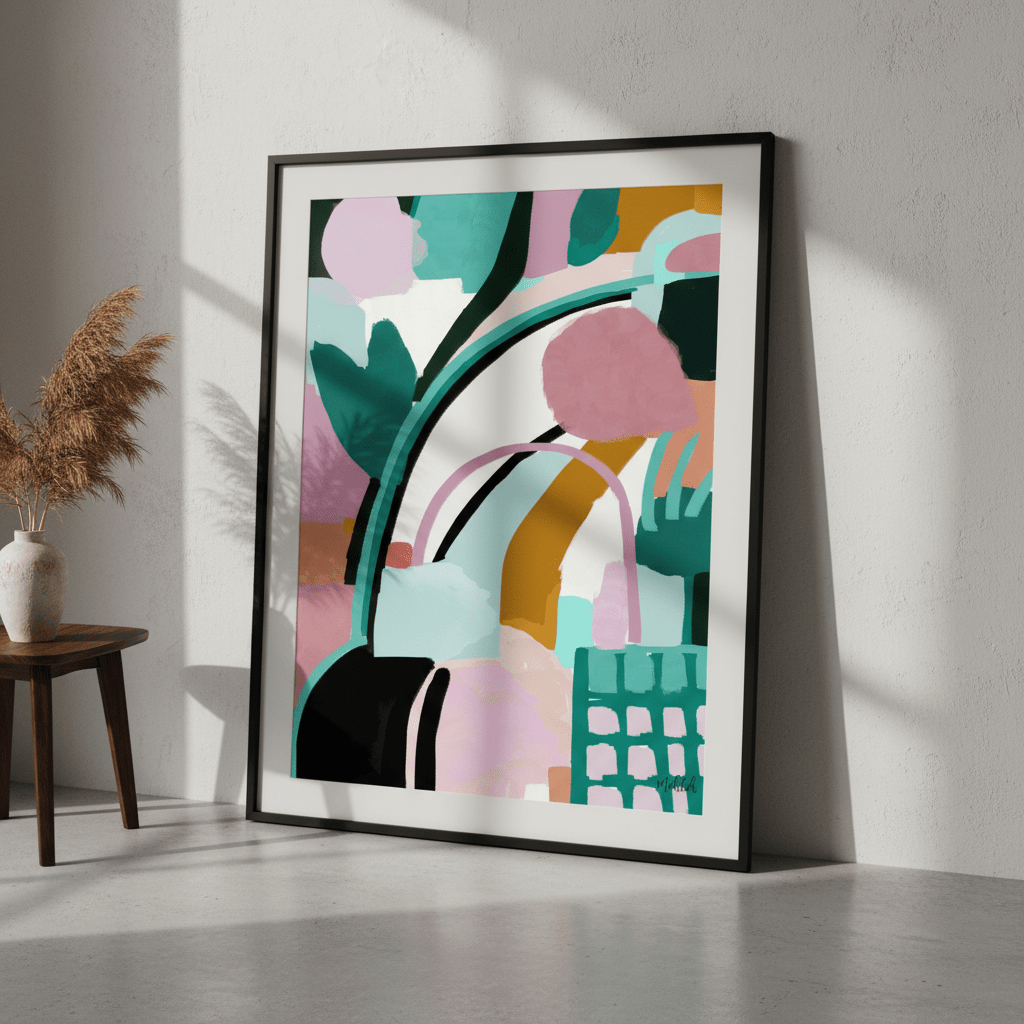 Offbeat Abstract by Inkheart Designs wall - art - picture - poster