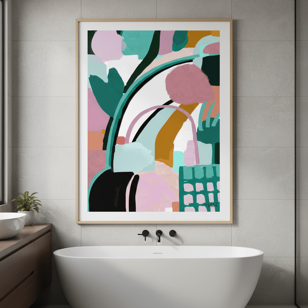 Offbeat Abstract by Inkheart Designs wall - art - picture - poster