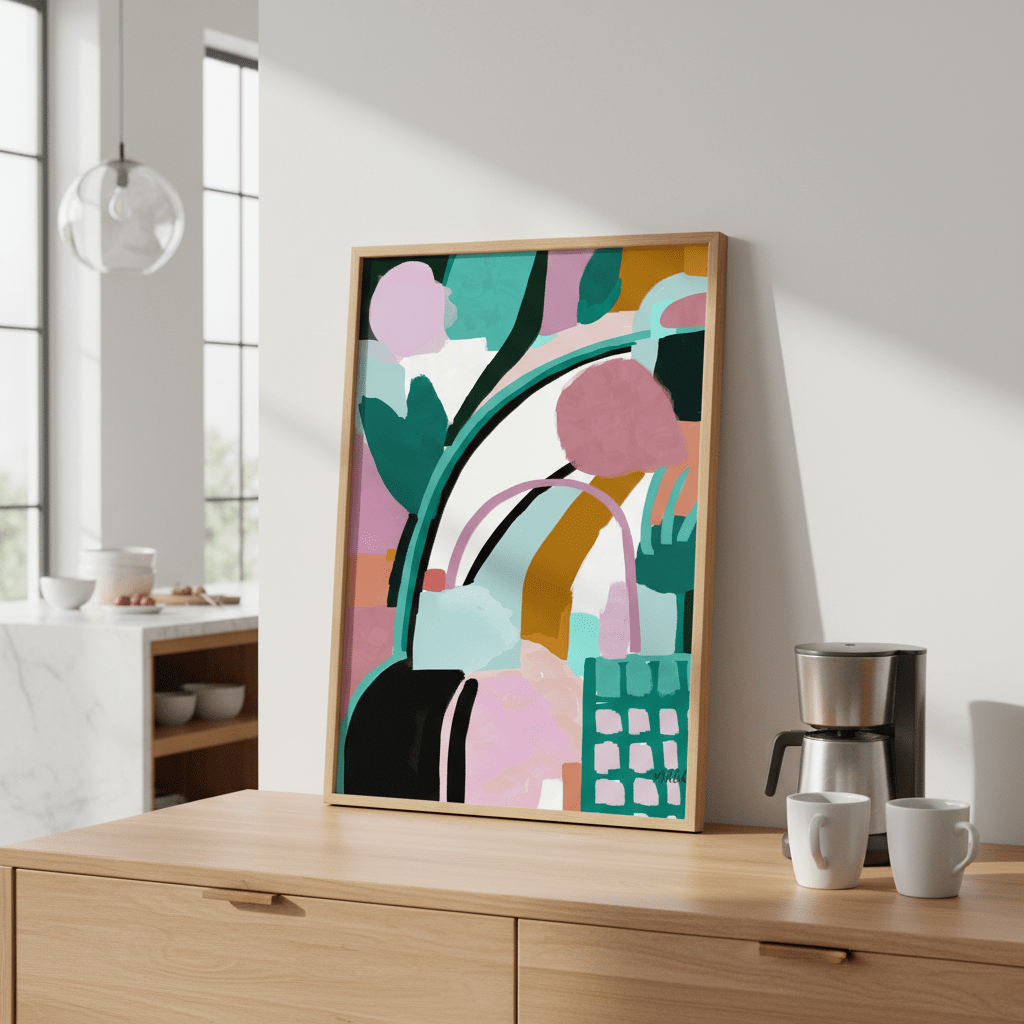 Offbeat Abstract by Inkheart Designs wall - art - picture - poster