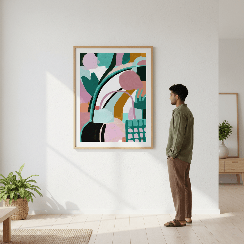 Offbeat Abstract by Inkheart Designs wall - art - picture - poster