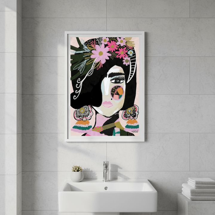 Offbeat Frida by Inkheart Designs wall - art - picture - poster