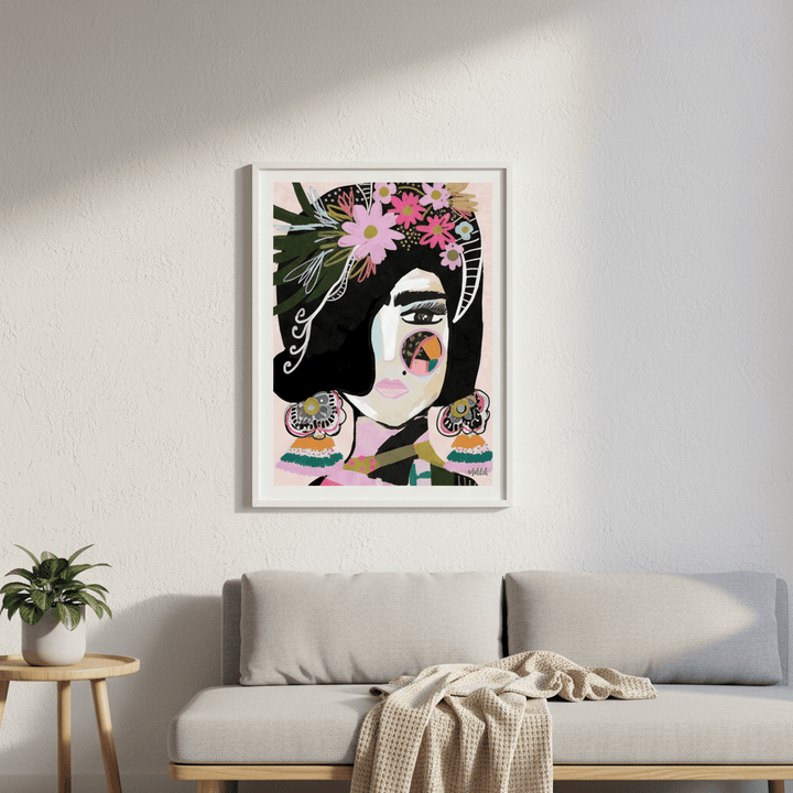 Offbeat Frida by Inkheart Designs wall - art - picture - poster