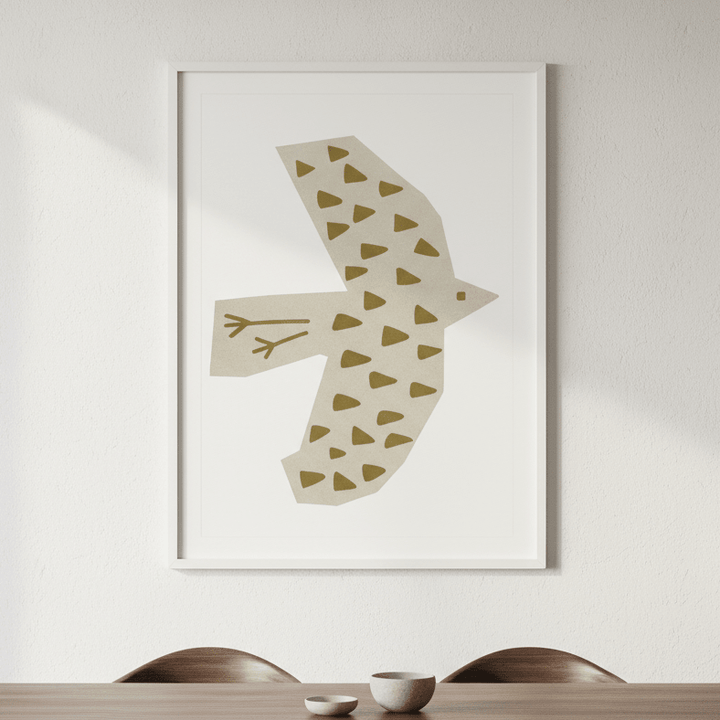 Olive Bird by Silvia Visscher wall - art - picture - poster