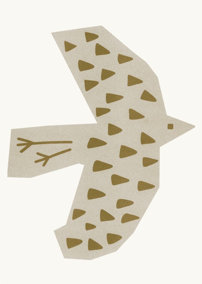 Olive Bird by Silvia Visscher