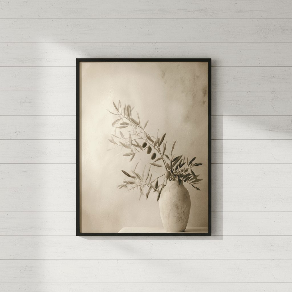 Olive Branch Still Life wall - art - picture - poster