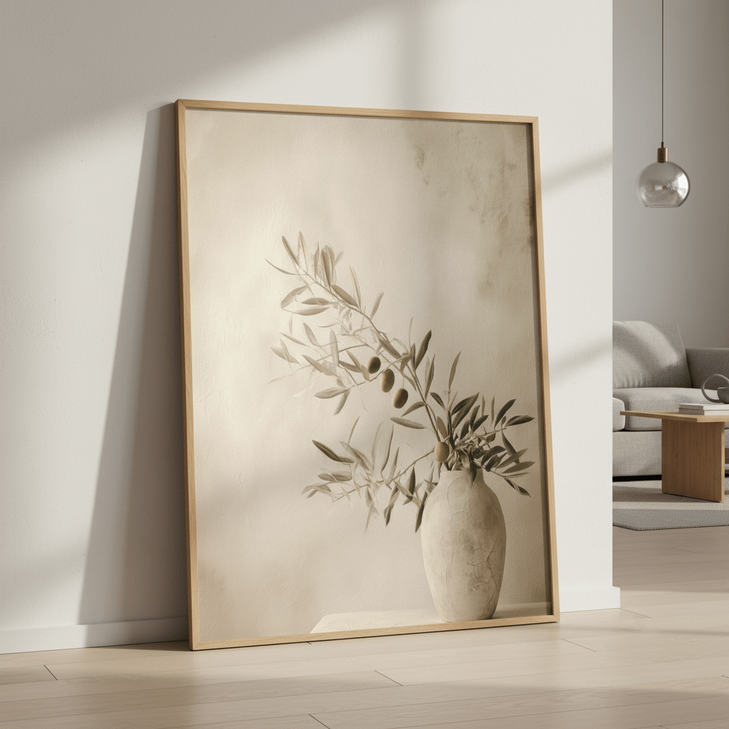 Olive Branch Still Life wall - art - picture - poster