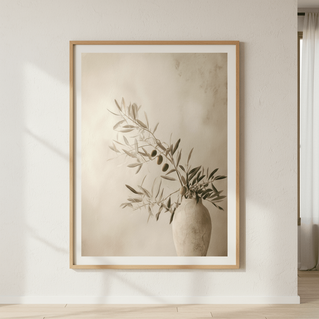Olive Branch Still Life wall - art - picture - poster