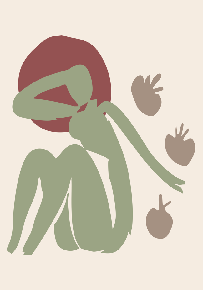 Olive Muse by Henri Matisse,frame