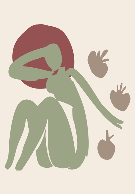 Olive Muse by Henri Matisse,frame