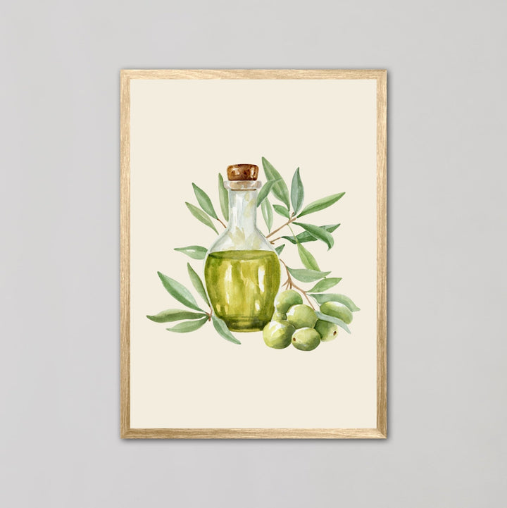 Olive Tree And A Jar Green Wall Art - Style My Wall