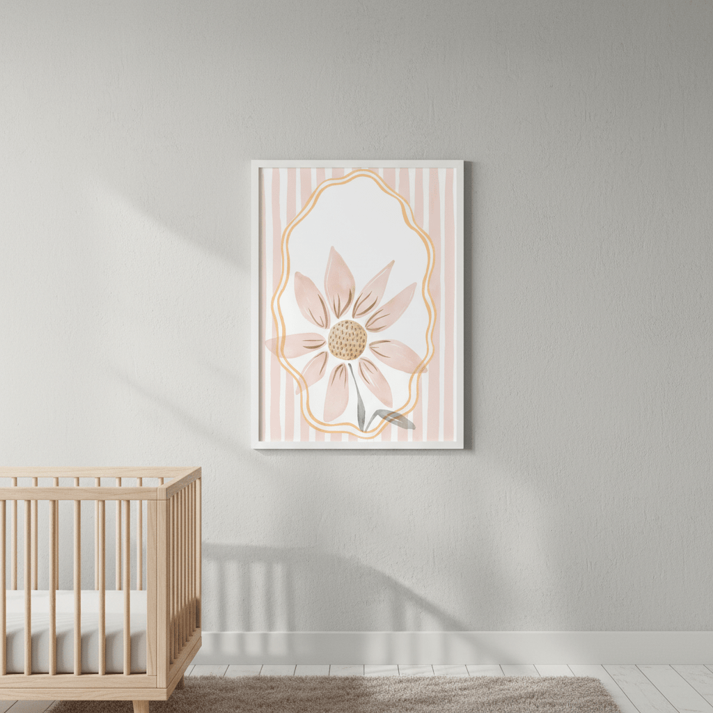 One Daisy Coquette Name by Menina Lisboa wall - art - picture - poster