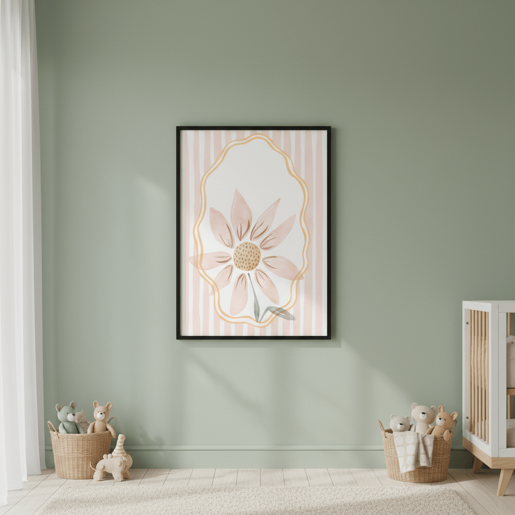 One Daisy Coquette Name by Menina Lisboa wall - art - picture - poster