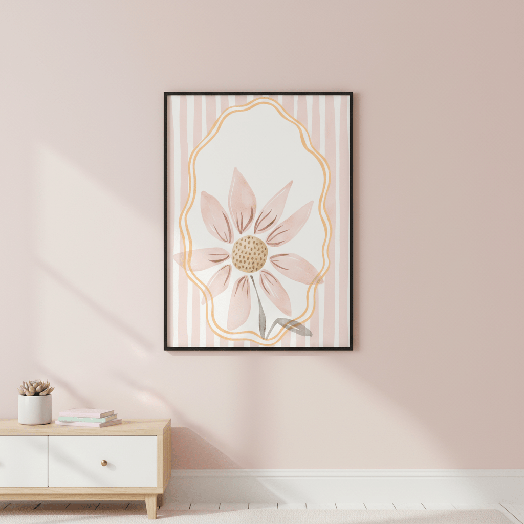One Daisy Coquette Name by Menina Lisboa wall - art - picture - poster