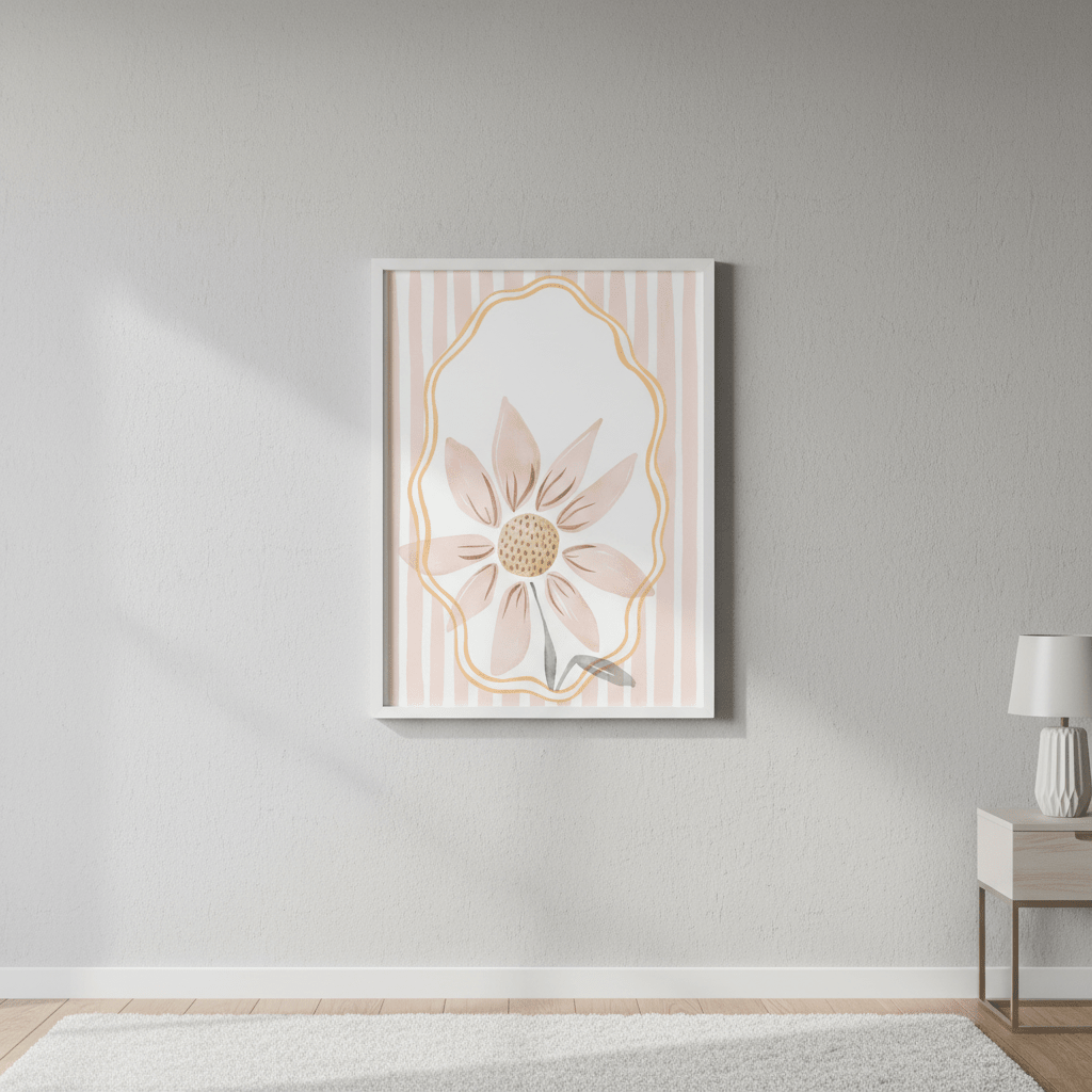 One Daisy Coquette Name by Menina Lisboa wall - art - picture - poster