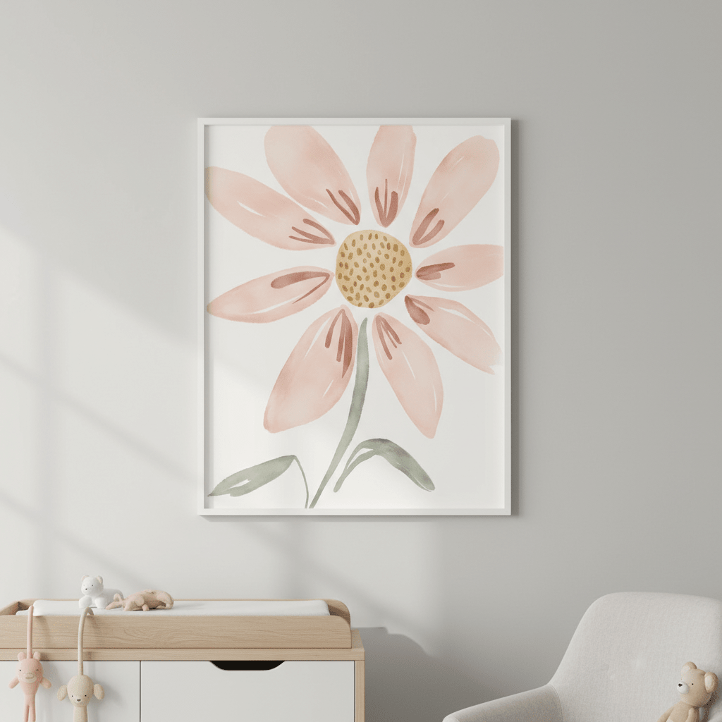 One Daisy Daisy Right by Menina Lisboa wall - art - picture - poster