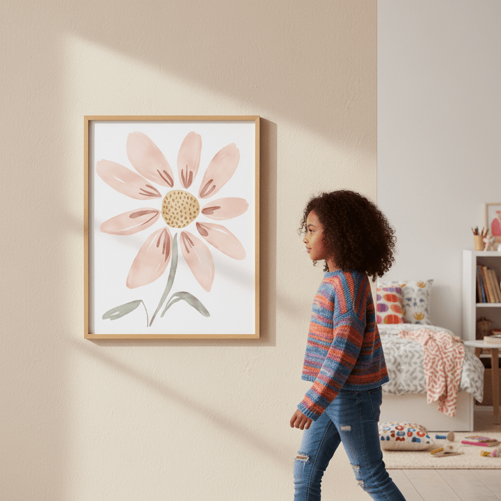 One Daisy Daisy Right by Menina Lisboa wall - art - picture - poster