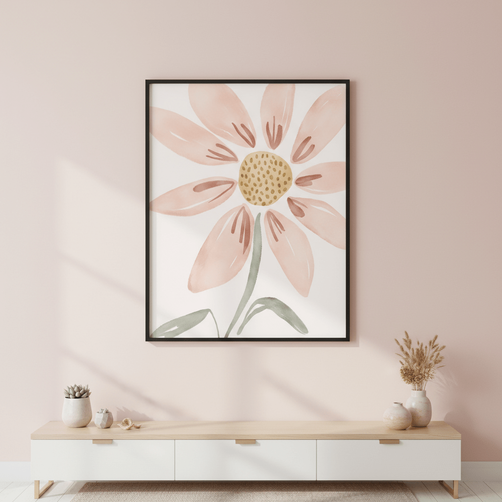 One Daisy Daisy Right by Menina Lisboa wall - art - picture - poster