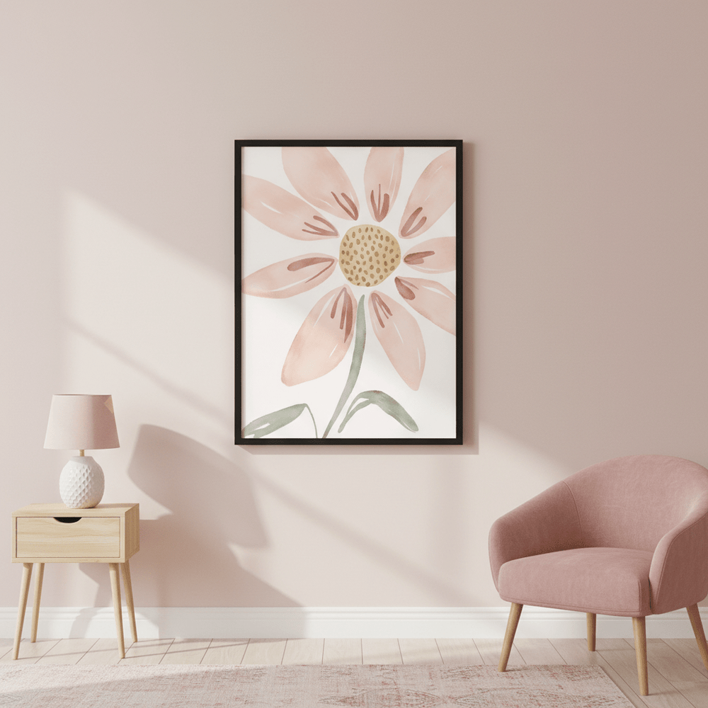 One Daisy Daisy Right by Menina Lisboa wall - art - picture - poster