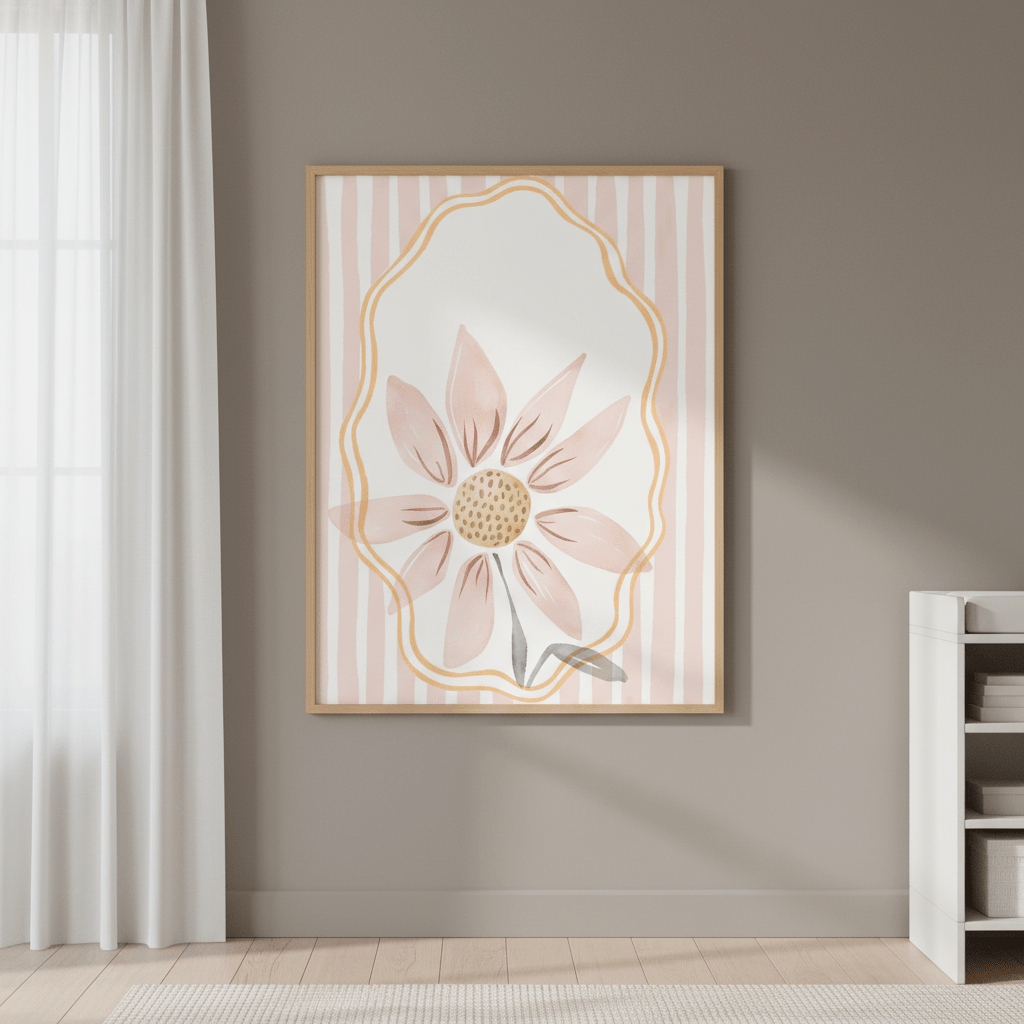 One Daisy Right Coquette Name by Menina Lisboa wall - art - picture - poster
