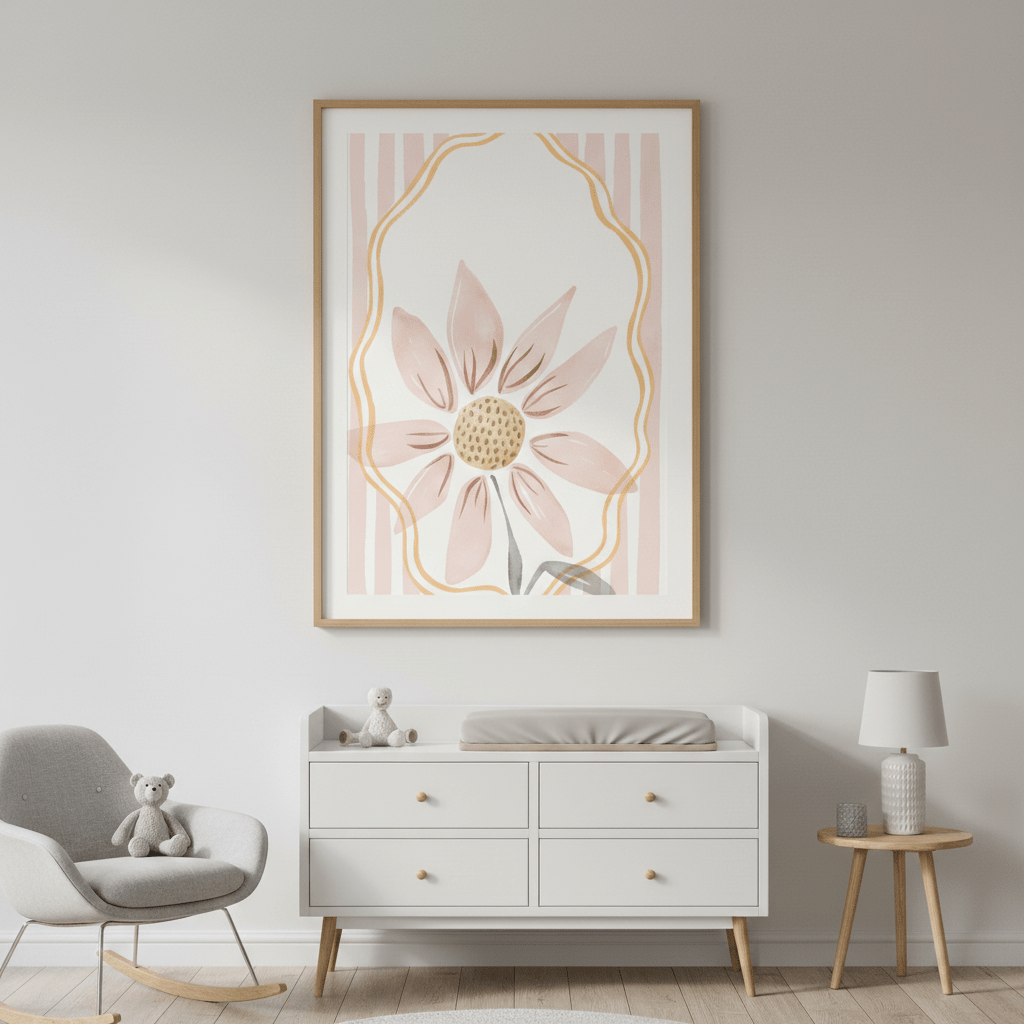 One Daisy Right Coquette Name by Menina Lisboa wall - art - picture - poster