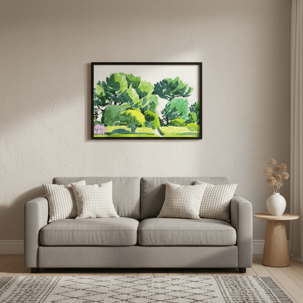 One View of Villa Ephrussi de Rothschild by Wensi Zhai wall - art - picture - poster