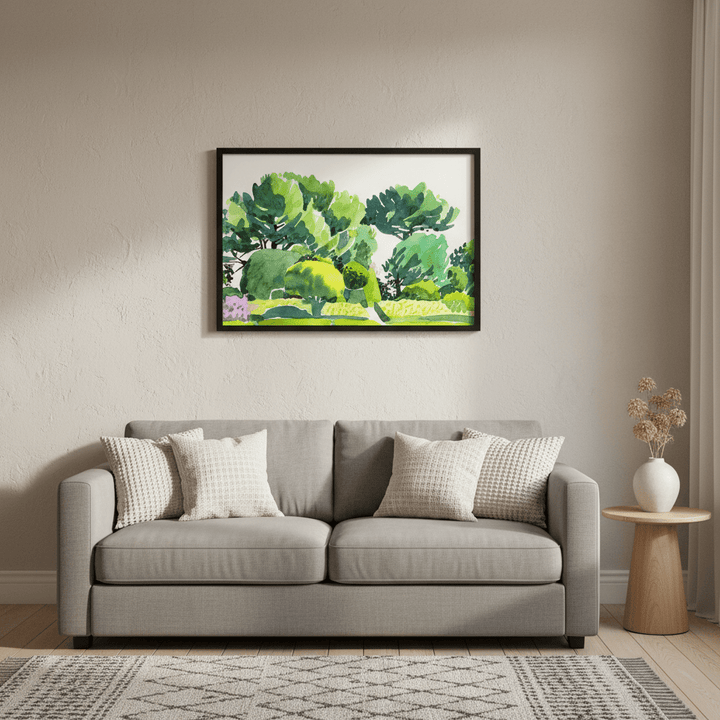 One View of Villa Ephrussi de Rothschild by Wensi Zhai wall - art - picture - poster
