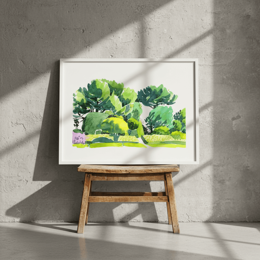One View of Villa Ephrussi de Rothschild by Wensi Zhai wall - art - picture - poster