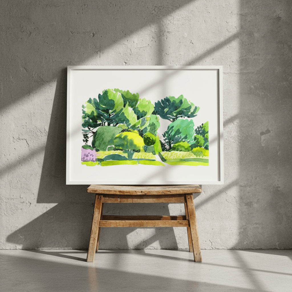 One View of Villa Ephrussi de Rothschild by Wensi Zhai wall - art - picture - poster