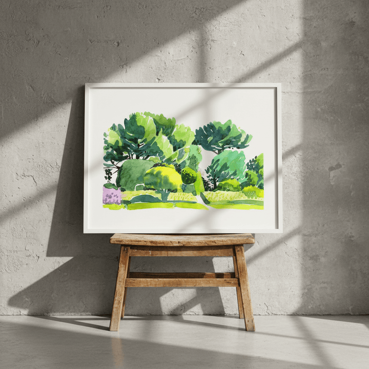 One View of Villa Ephrussi de Rothschild by Wensi Zhai wall - art - picture - poster