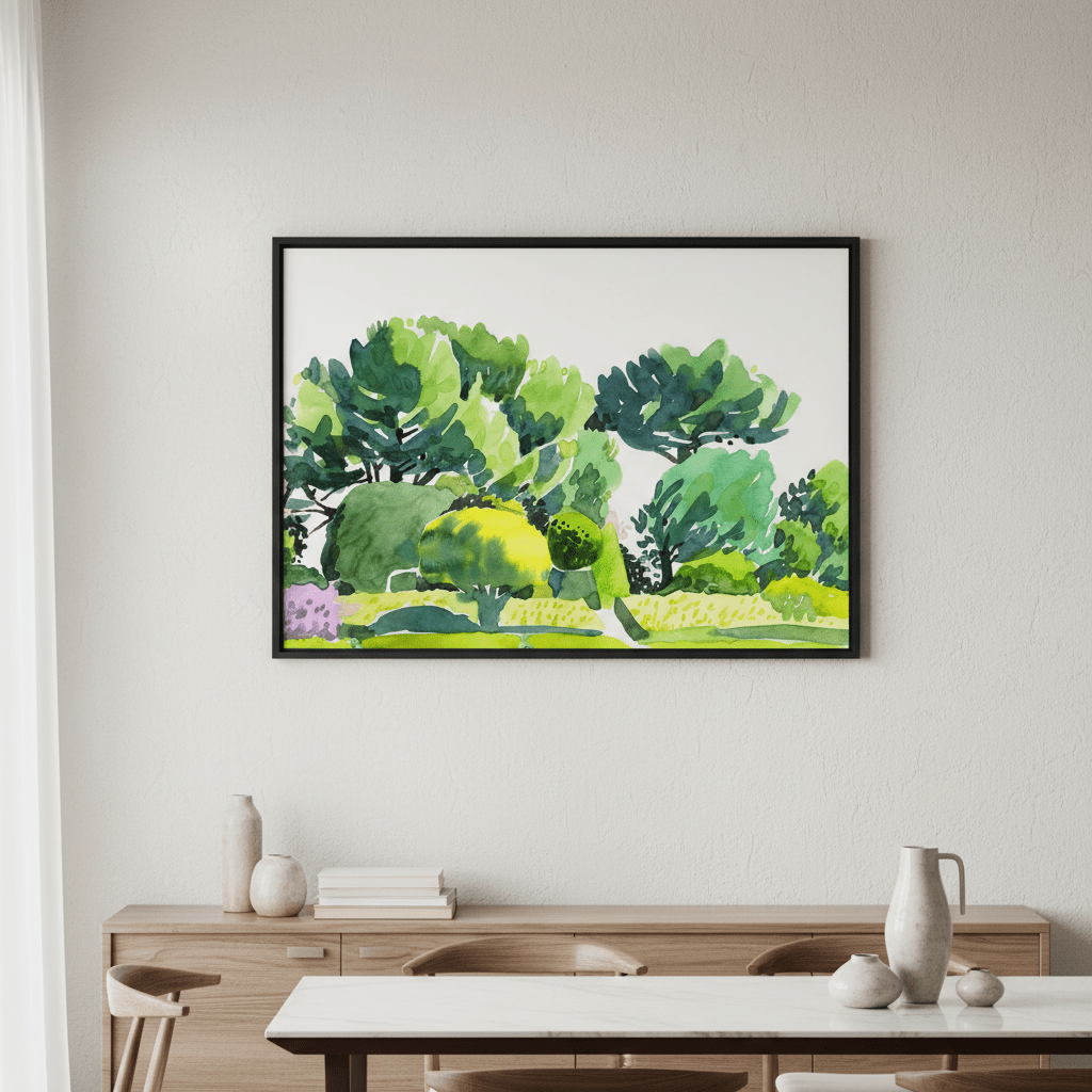 One View of Villa Ephrussi de Rothschild by Wensi Zhai wall - art - picture - poster