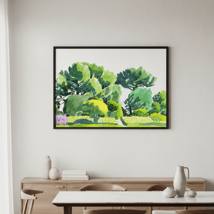 One View of Villa Ephrussi de Rothschild by Wensi Zhai wall - art - picture - poster