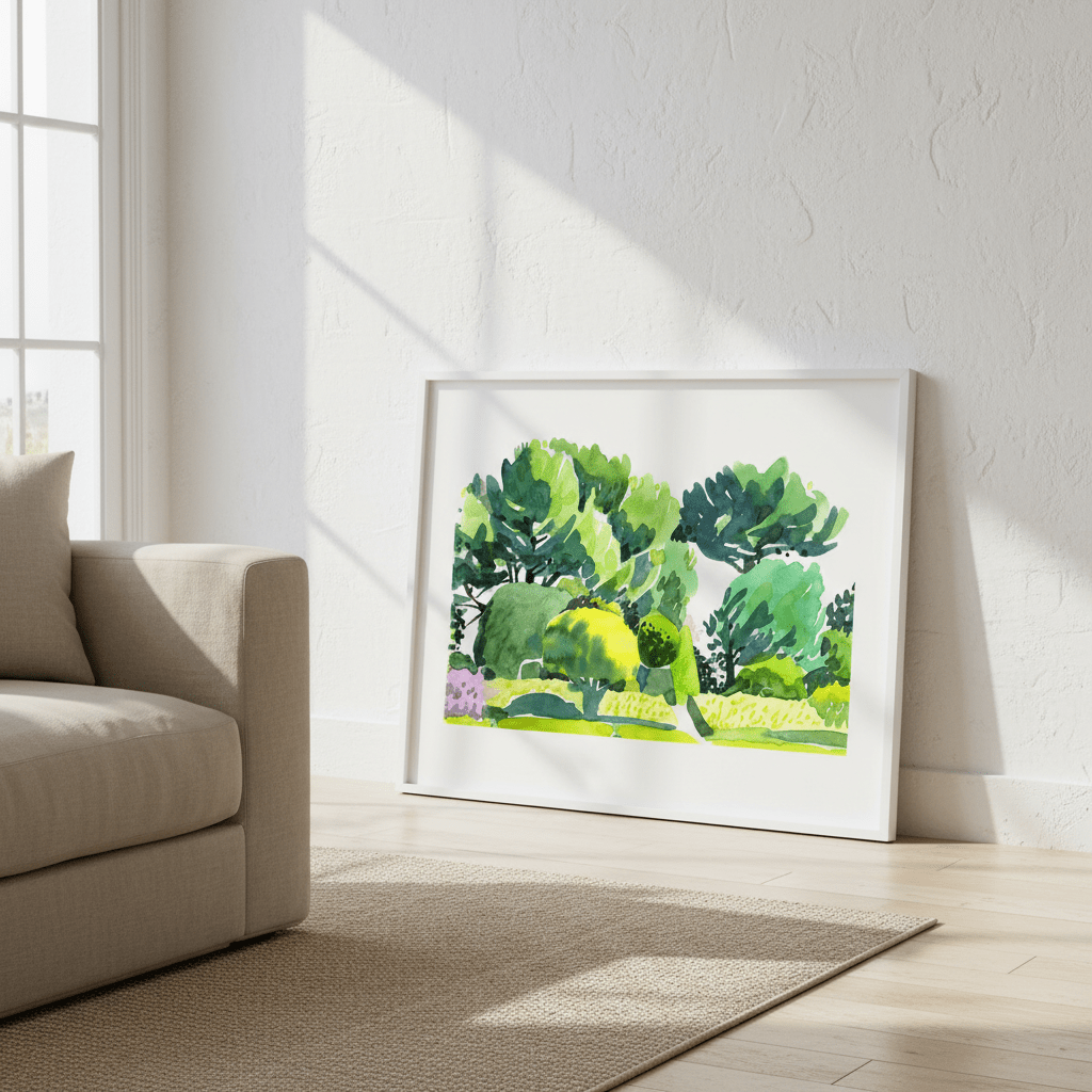 One View of Villa Ephrussi de Rothschild by Wensi Zhai wall - art - picture - poster